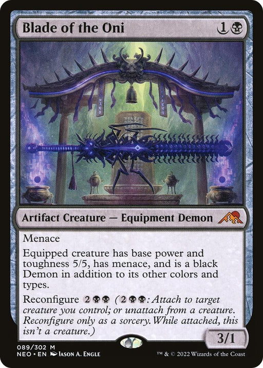 Image for Blade of the Oni (89) (NEO) - Magic: The Gathering