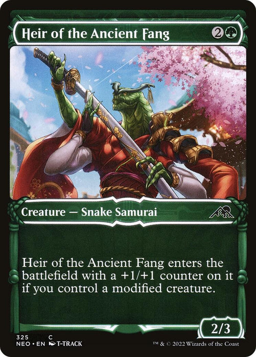 Image for Heir of the Ancient Fang (Showcase) (325) (NEO) - Magic: The Gathering