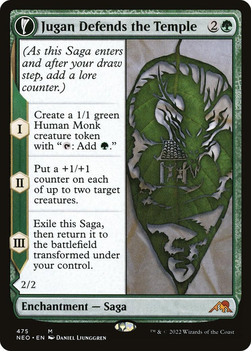 Image for Jugan Defends the Temple (Extended Art) (475) (NEO) - Magic: The Gathering