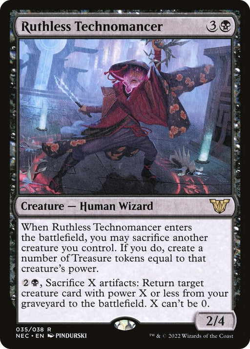 Image for Ruthless Technomancer (35) (NEC) - Magic: The Gathering