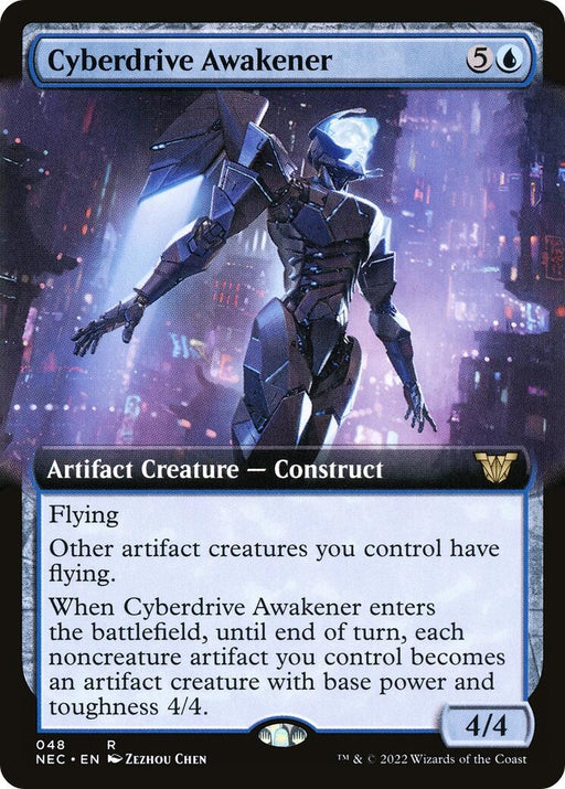 Image for Cyberdrive Awakener (Extended Art) (48) (NEC) - Magic: The Gathering