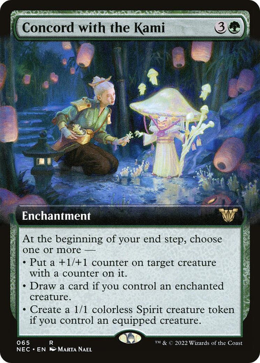 Image for Concord with the Kami (Extended Art) (65) (NEC) - Magic: The Gathering