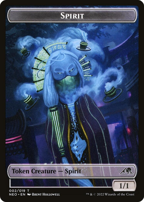 Image for Spirit (002) // Treasure (017) Double Sided Token (2 // 17) (NEO) - Magic: The Gathering