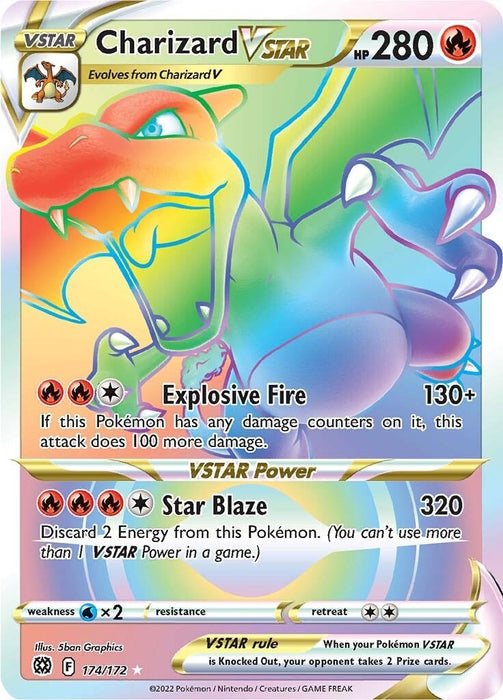 Charizard VSTAR (Secret) (174/172) (SWSH09)