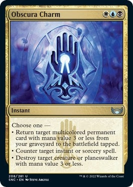 Image for Obscura Charm (208) (SNC) - Magic: The Gathering