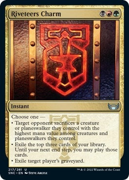 Image for Riveteers Charm (217) (SNC) - Magic: The Gathering