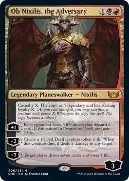 Image for Ob Nixilis, the Adversary (206) (SNC) - Magic: The Gathering