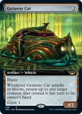 Image for Getaway Car (Extended Art) (438) (SNC) - Magic: The Gathering