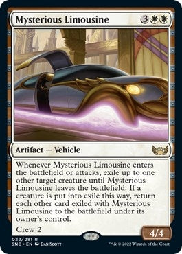 Image for Mysterious Limousine (22) (SNC) - Magic: The Gathering