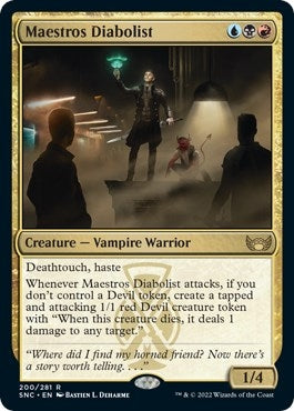 Image for Maestros Diabolist (200) (SNC) - Magic: The Gathering