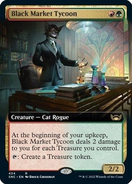 Image for Black Market Tycoon (Extended Art) (434) (SNC) - Magic: The Gathering
