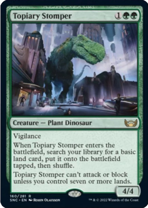 Image for Topiary Stomper (160) (SNC) - Magic: The Gathering