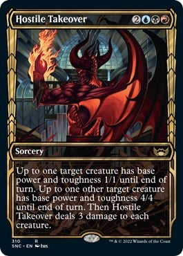 Image for Hostile Takeover (Showcase) (310) (SNC) - Magic: The Gathering
