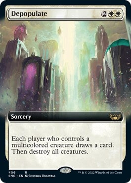 Image for Depopulate (Extended Art) (406) (SNC) - Magic: The Gathering