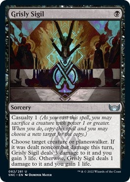 Image for Grisly Sigil (82) (SNC) - Magic: The Gathering