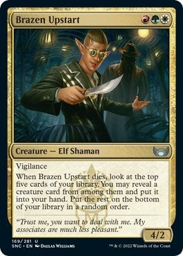 Image for Brazen Upstart (169) (SNC) - Magic: The Gathering