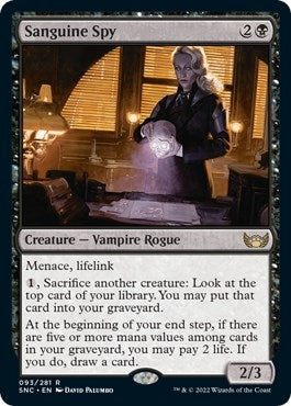 Image for Sanguine Spy (93) (SNC) - Magic: The Gathering