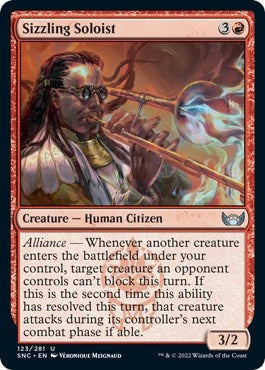 Image for Sizzling Soloist (123) (SNC) - Magic: The Gathering