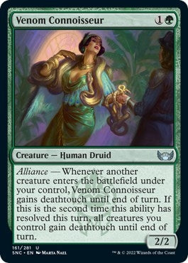 Image for Venom Connoisseur (161) (SNC) - Magic: The Gathering