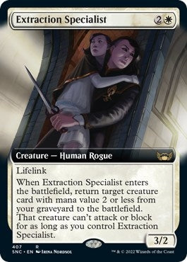 Image for Extraction Specialist (Extended Art) (407) (SNC) - Magic: The Gathering