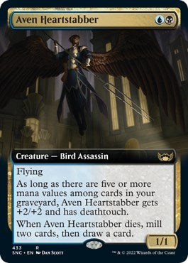 Image for Aven Heartstabber (Extended Art) (433) (SNC) - Magic: The Gathering