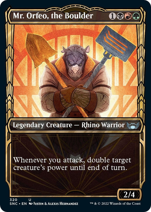 Image for Mr. Orfeo, the Boulder (Showcase) (320) (SNC) - Magic: The Gathering