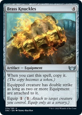 Image for Brass Knuckles (234) (SNC) - Magic: The Gathering