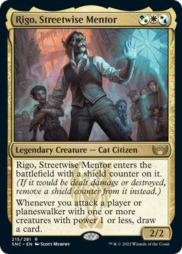 Image for Rigo, Streetwise Mentor (215) (SNC) - Magic: The Gathering