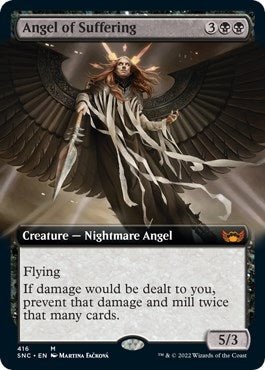 Image for Angel of Suffering (Extended Art) (416) (SNC) - Magic: The Gathering