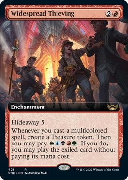 Image for Widespread Thieving (Extended Art) (428) (SNC) - Magic: The Gathering