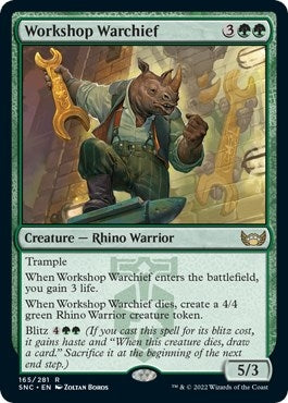 Image for Workshop Warchief (165) (SNC) - Magic: The Gathering