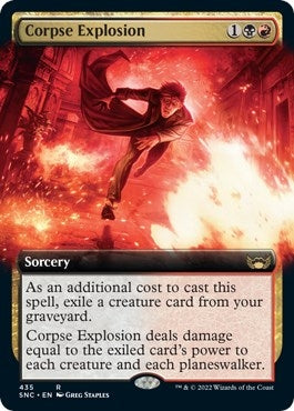 Image for Corpse Explosion (Extended Art) (435) (SNC) - Magic: The Gathering