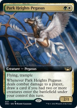 Image for Park Heights Pegasus (Extended Art) (437) (SNC) - Magic: The Gathering