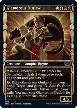 Image for Glamorous Outlaw (Showcase) (309) (SNC) - Magic: The Gathering