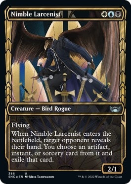 Image for Nimble Larcenist (Gilded Foil) (386) (SNC) - Magic: The Gathering