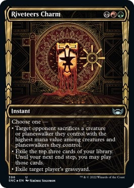 Image for Riveteers Charm (Gilded Foil) (396) (SNC) - Magic: The Gathering