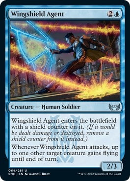 Image for Wingshield Agent (64) (SNC) - Magic: The Gathering