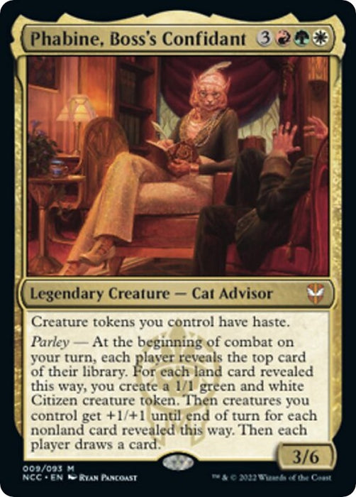 Image for Phabine, Boss's Confidant (9) (NCC) - Magic: The Gathering