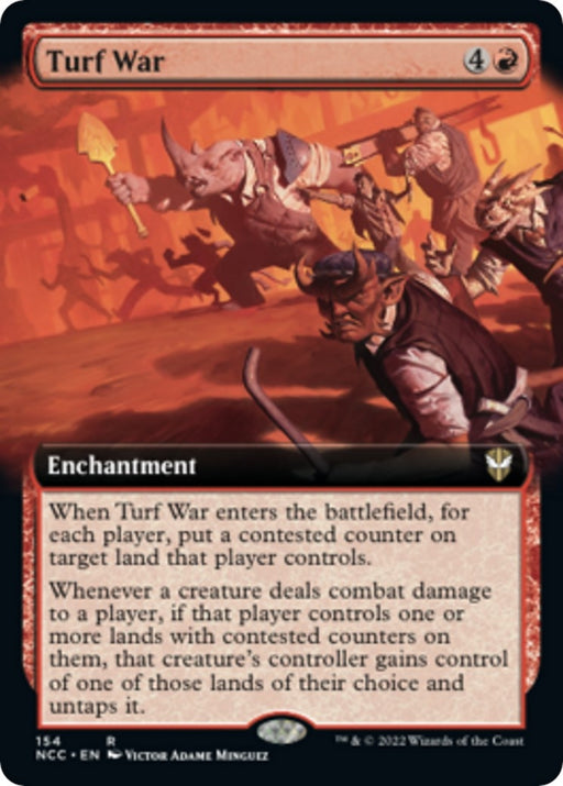 Image for Turf War (Extended Art) (154) (NCC) - Magic: The Gathering