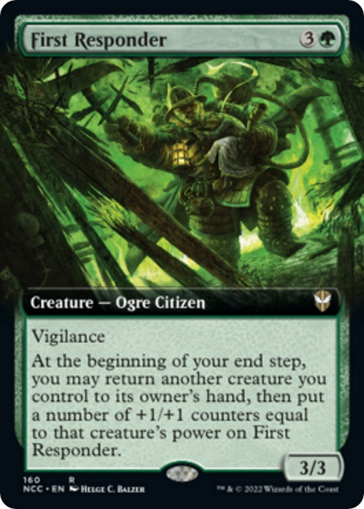Image for First Responder (Extended Art) (160) (NCC) - Magic: The Gathering