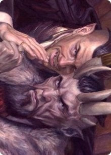 Image for A Little Chat Art Card (12) (ASSNC) - Magic: The Gathering