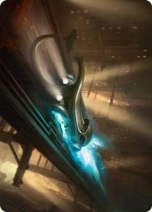 Image for Run Out of Town Art Card (13) (ASSNC) - Magic: The Gathering