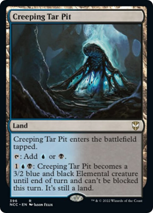 Image for Creeping Tar Pit (396) (NCC) - Magic: The Gathering