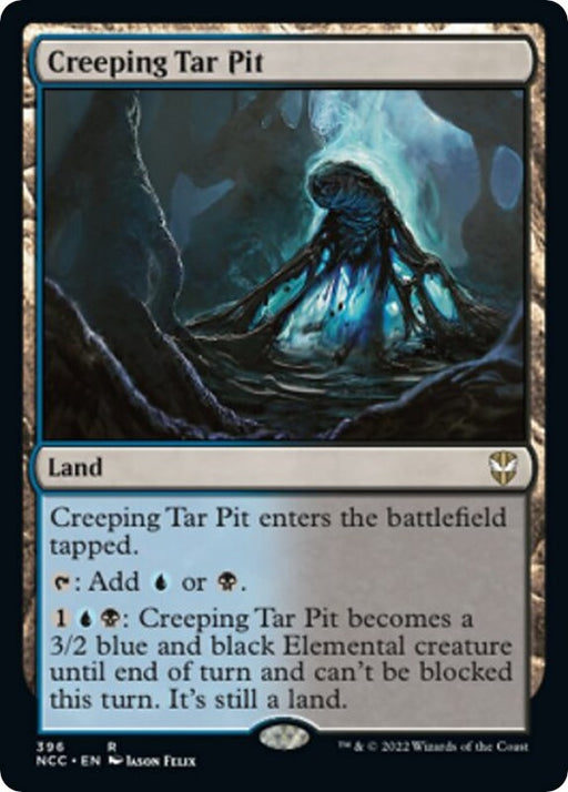 Image for Creeping Tar Pit (396) (NCC) - Magic: The Gathering