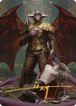 Image for Ob Nixilis, the Adversary Art Card (31/81) (Gold-Stamped Signature) (31) (ASSNC) - Magic: The Gathering
