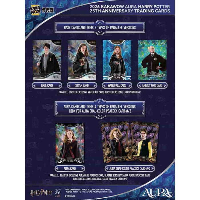 Kakawow: 2026 Aura Harry Potter Trading Cards Blaster Box