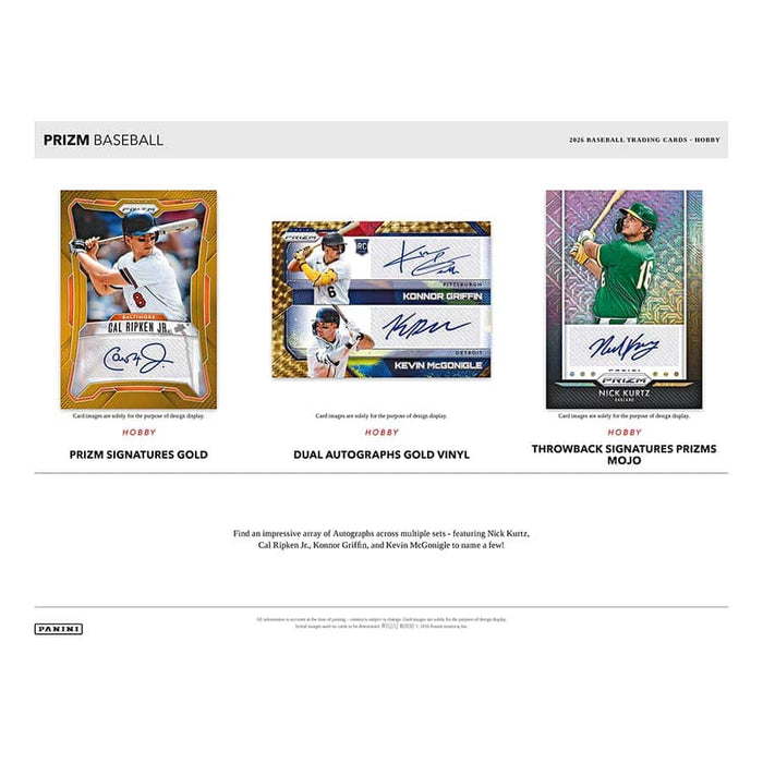 2026 Prizm Baseball Hobby Box