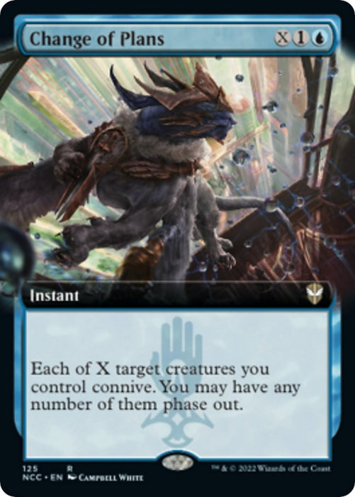 Image for Change of Plans (Extended Art) (125) (NCC) - Magic: The Gathering
