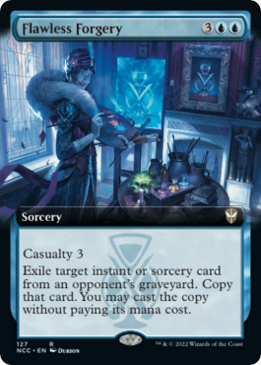 Image for Flawless Forgery (Extended Art) (127) (NCC) - Magic: The Gathering