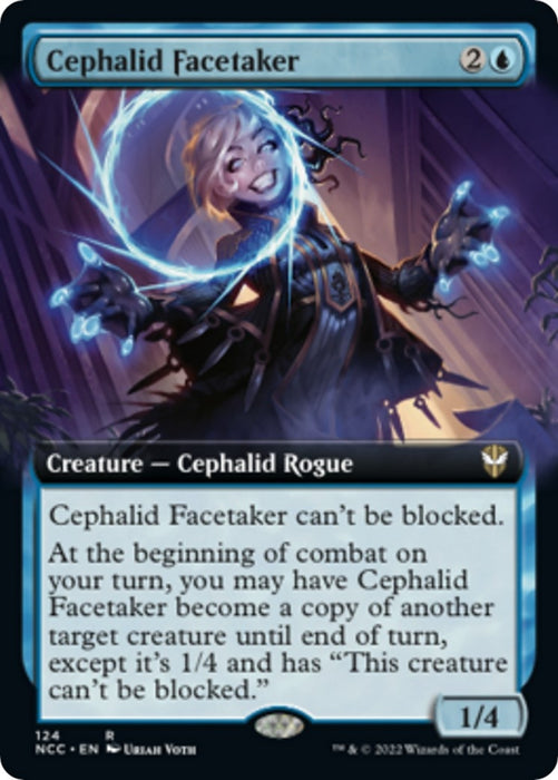 Image for Cephalid Facetaker (Extended Art) (124) (NCC) - Magic: The Gathering